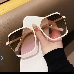 Beige High-Fashion Summer Sunglasses – Chic, Trendy & UV-Protective"